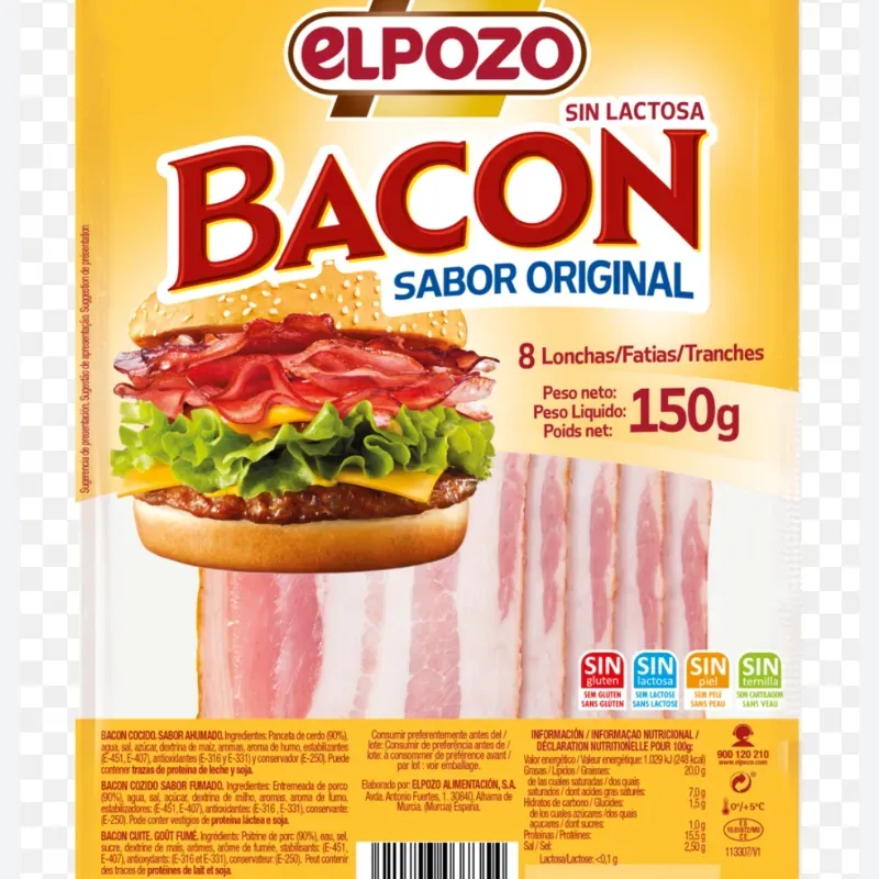 Bacon loncheado El Pozo 