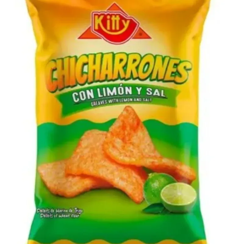 Chicharrones con limón y sal 