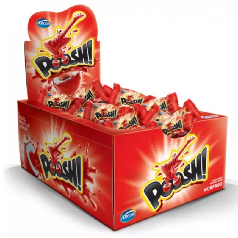 Chicle poosh de fresa 