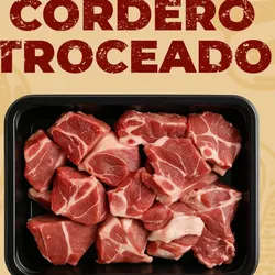 Cordero troceado 