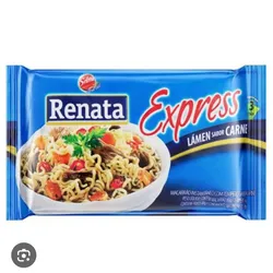 Fideos instantáneos sabor res