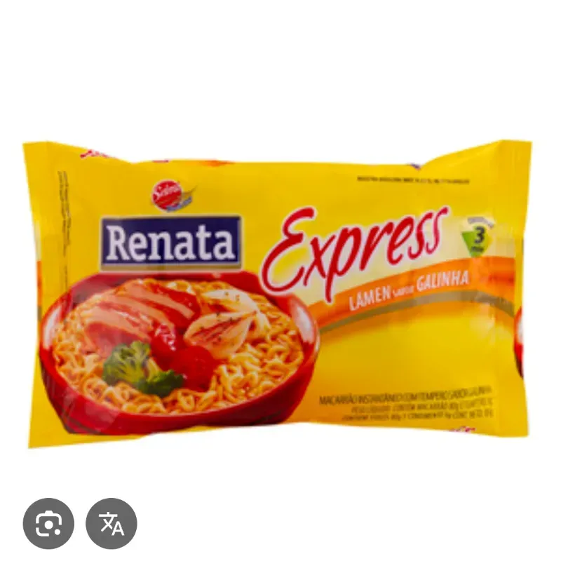 Fideos instantáneos sabor pollo 