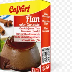 Flan Sabor chocolate 