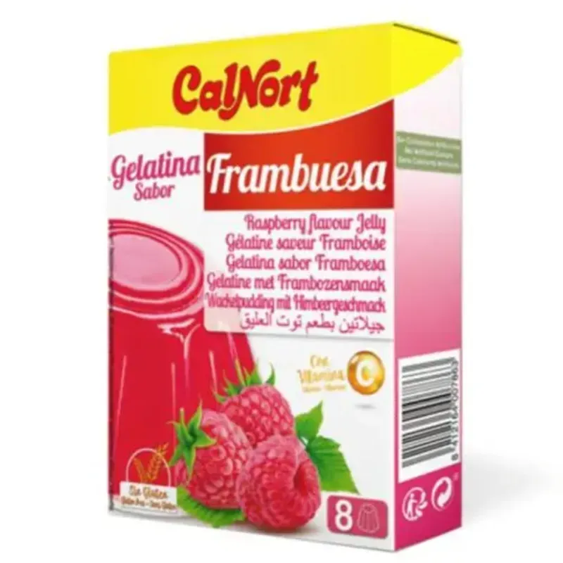Gelatina calnort sabor Frambuesa 