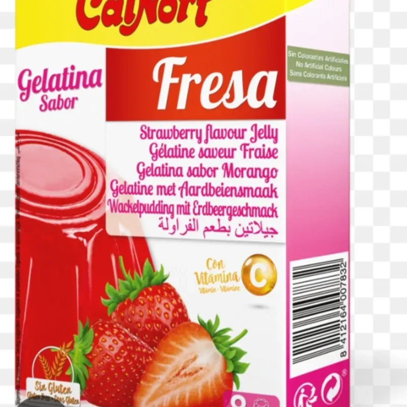 Gelatina calnort sabor fresa