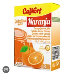 Gelatina calnort sabor naranja 