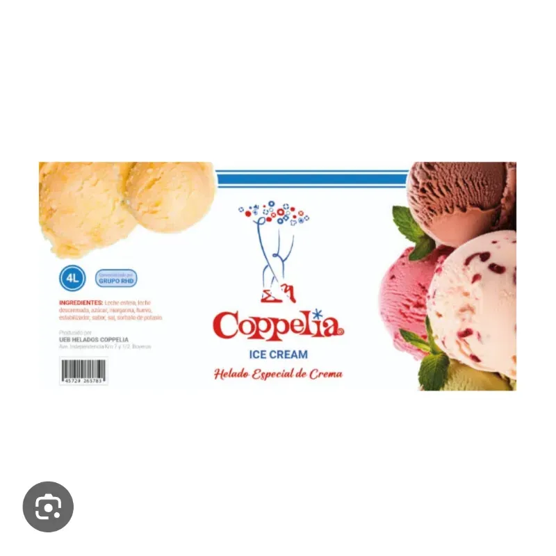 Helado Coppelia 