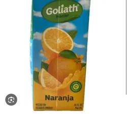 Jugo Goliat sabor naranja 