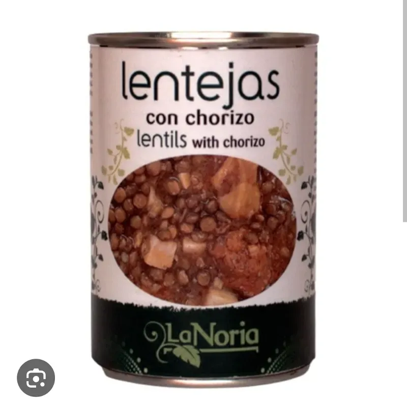 Lentejas con chorizo La Noria