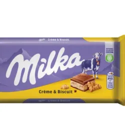 Milka de crema y galleticas 