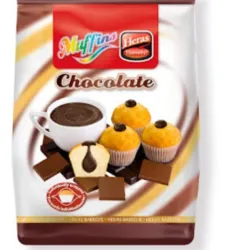 Muffins rellenas de chocolate 
