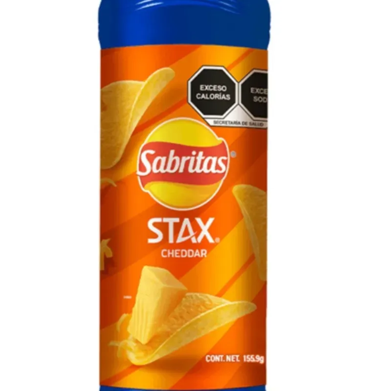 Papas stax sabor queso