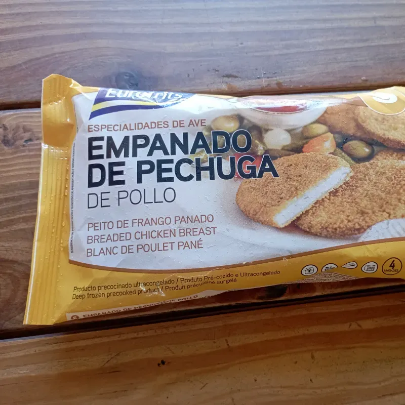 Pechuga de pollo empanado 