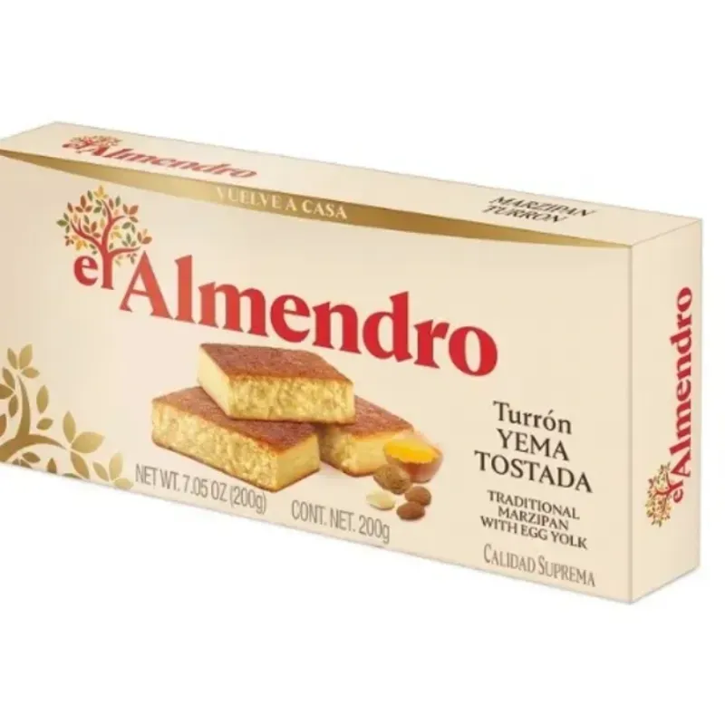 Turrón de yema tostada El Almendro