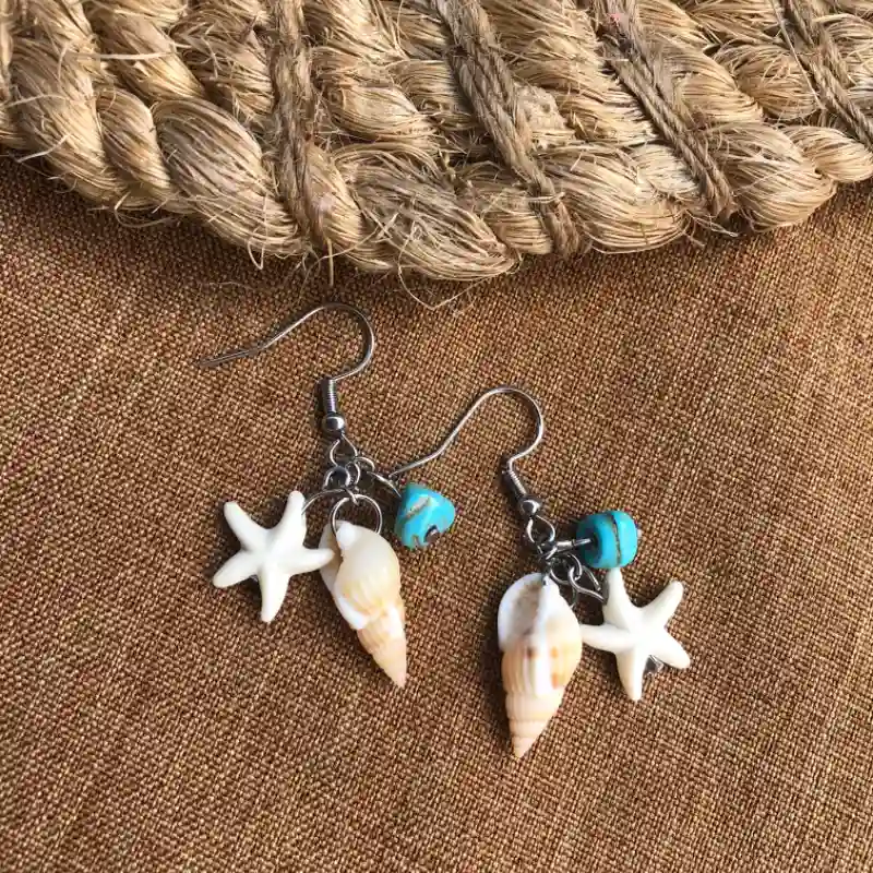 Aretes de caracol 