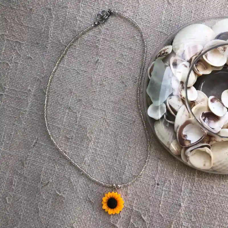 Collar girasol 