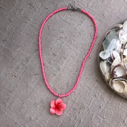 Collar plumeria 