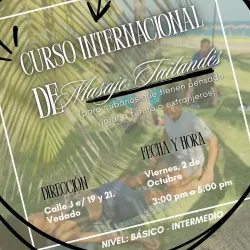 Curso de Masaje Tailandés Internacional 