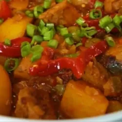 Fricasé de cerdo 