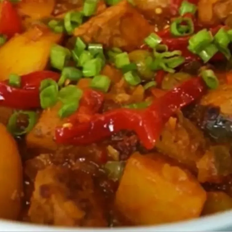 Fricasé de cerdo 