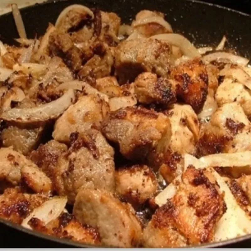Masa de cerdo frita