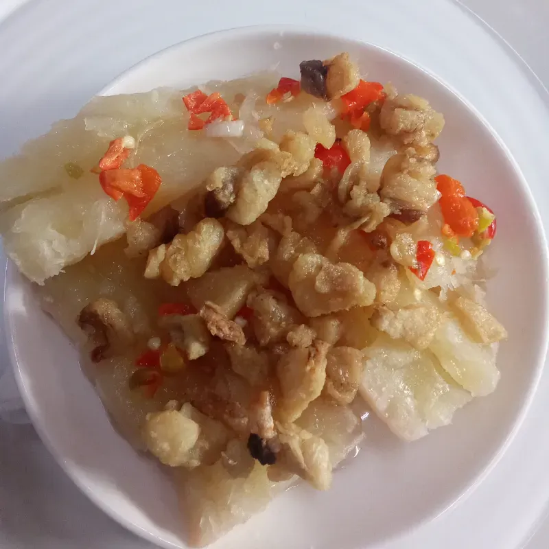 Yuca con empella 