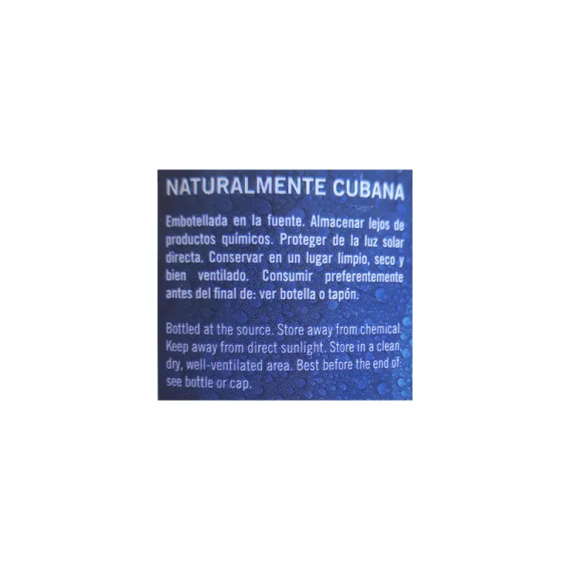 Agua mineral natural Ciego Montero (500 ml)