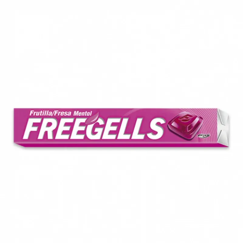 Caramelos duros Freegels sabor fresa