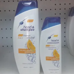 Combo champú y acondicionador tipo antigrasa refrescante