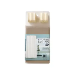 Cortina de baño color entero