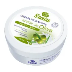 Crema hidratante glicerinada aceite de oliva S´nonas (200 ml)