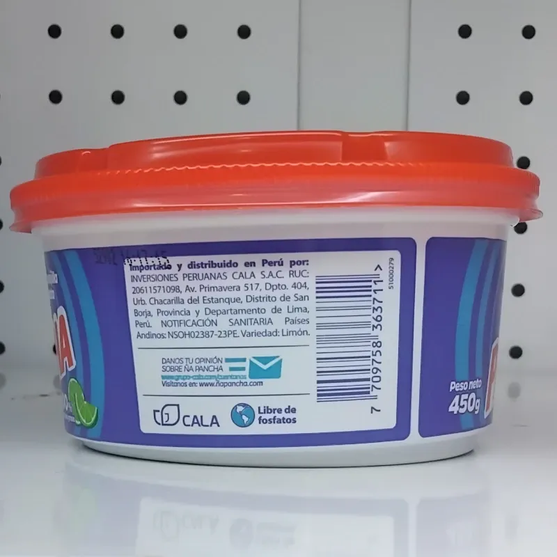 Detergente lavavajillas en pasta Ña Pancha (450g)