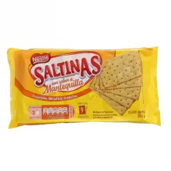 Galletas con sabor a mantequilla saltinas
