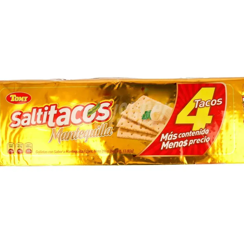Galletas Saladas con Sabor a mantequilla Saltitacos