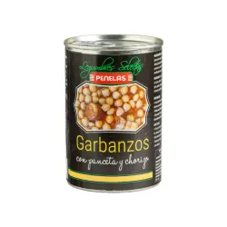 Garbanzo cocinado con panceta y chorizo Penelas (420 g)
