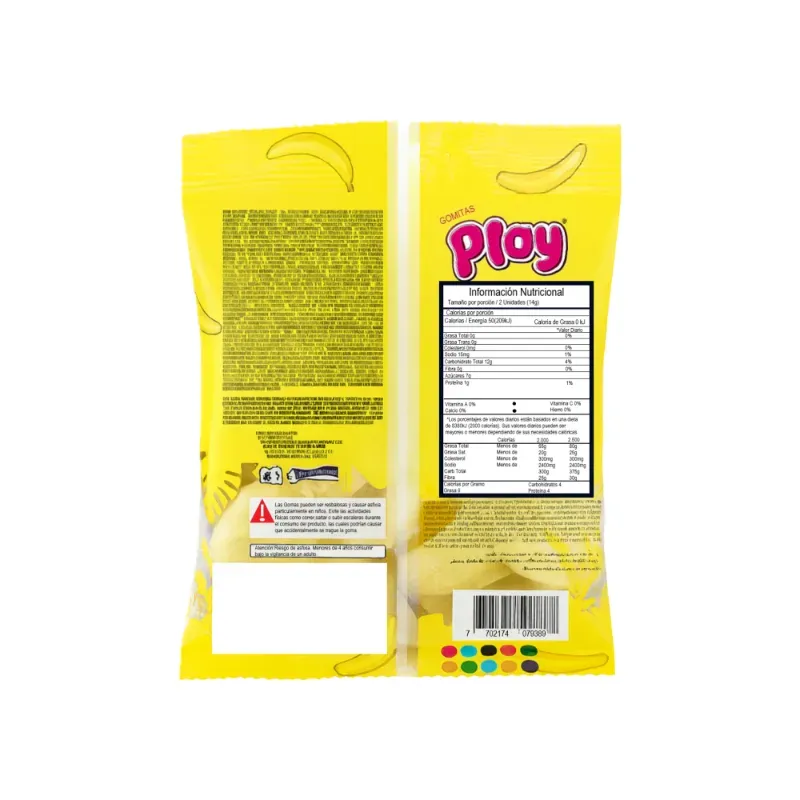 Gomitas sabor a banana Play (55 g / 1.94 oz)