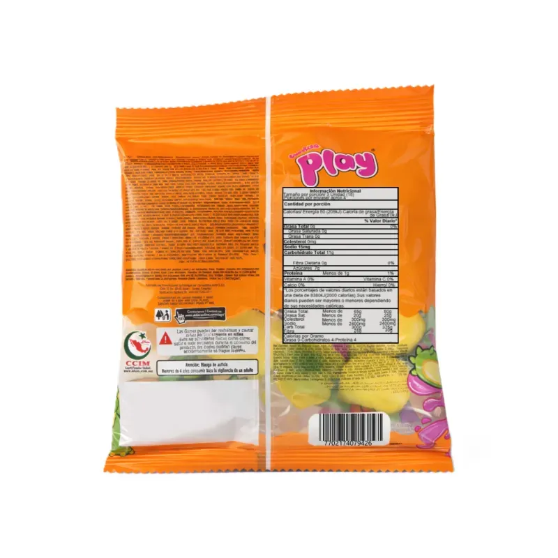 Gomitas sabor a fresa Play (55 g / 1.94 oz)