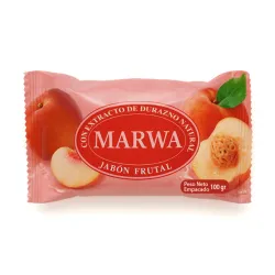 Jabón Frutal con extracto de durazno Natural Marwa (100g)
