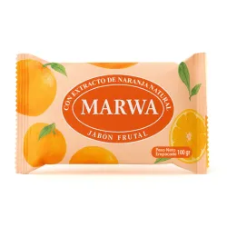 Jabón Frutal con extracto de naranja Marwa (100g)