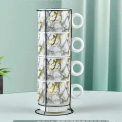 Juego de tazas de cerámica