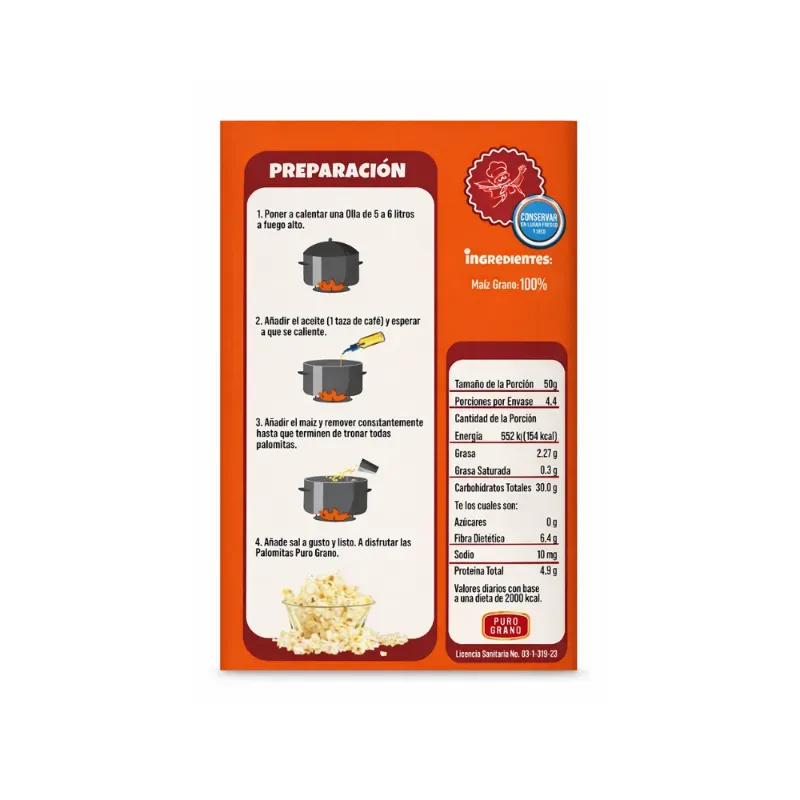 Maíz de rosita (220 g / 7.76 oz)