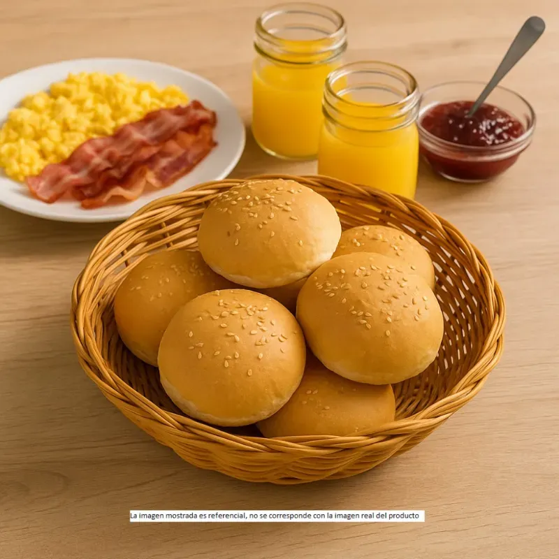 Pan para hamburguesa El Japónes (6 x 76 g / 2.68 oz)