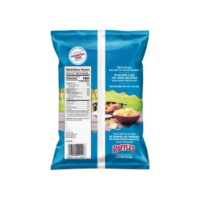 Papas con sabor original Ruffles (28.3 g / 1 oz)