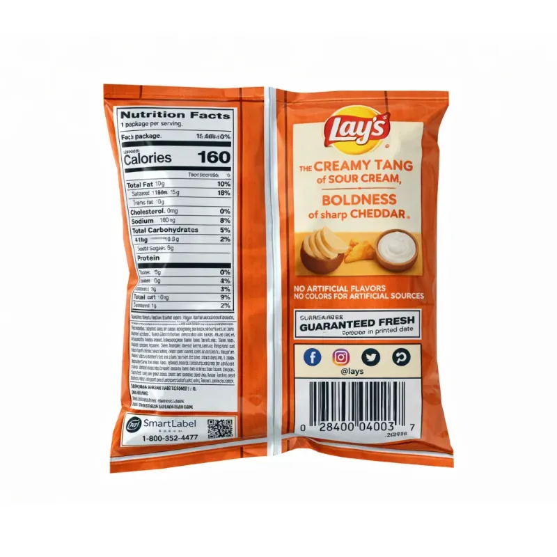 Papas fritas con queso cheddar y crema agria Lay´s (28.3 g / 1 oz)