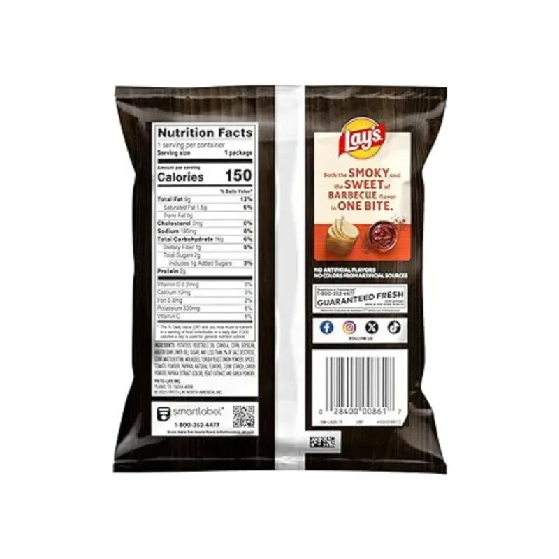 Papas fritas saborizado Barbacoa Lay´s (28.3 g / 1 oz)