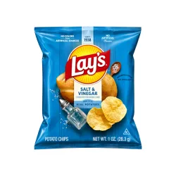 Papitas fritas con sal y vinagre Lay's (28.3 g / 1 oz)