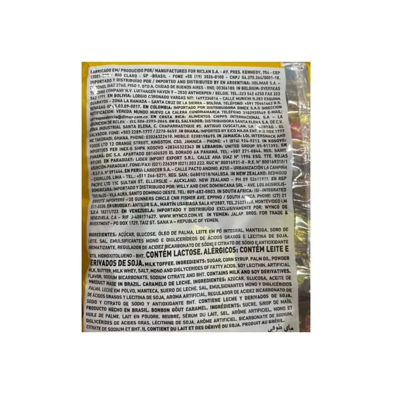 Paquete de Caramelos de leche (500 g / 1.10 lb)