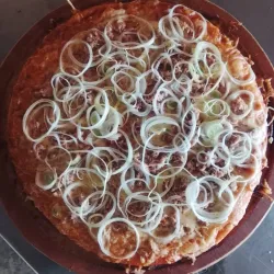 Pizza de Cebolla