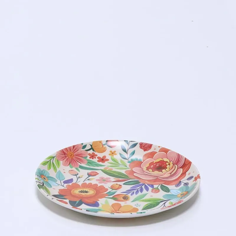 platos llanos de melanina