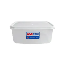 Pozuelo rectangular Majestic Plastics (1900 ml)